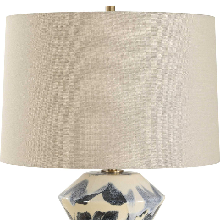 Oranda One Light Table Lamp Antique Brass Plated-Lamps-Uttermost-Lighting Design Store