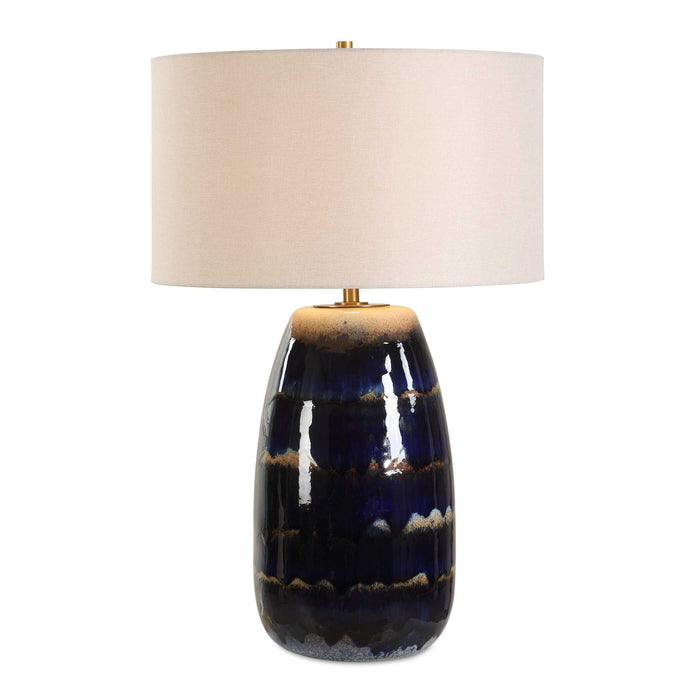 Orleans One Light Table Lamp Antique Brass-Lamps-Uttermost-Lighting Design Store
