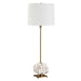 Caronia One Light Buffet Lamp Antique Brass-Lamps-Uttermost-Lighting Design Store