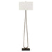 Galloway One Light Floor Lamp Dark Bronze-Lamps-Uttermost-Lighting Design Store