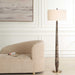 Tyree One Light Floor Lamp Brass Plated-Lamps-Uttermost-Lighting Design Store