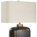 Quentin One Light Table Lamp Brass Plated-Lamps-Uttermost-Lighting Design Store