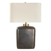 Quentin One Light Table Lamp Brass Plated-Lamps-Uttermost-Lighting Design Store