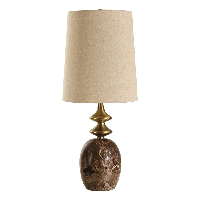 Percy One Light Buffet Lamp Brass Plated-Lamps-Uttermost-Lighting Design Store