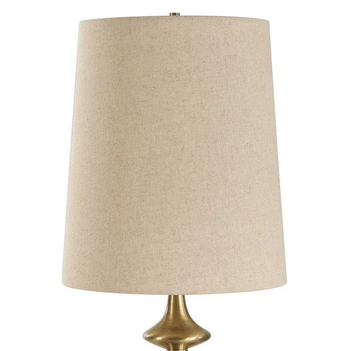 Percy One Light Buffet Lamp Brass Plated-Lamps-Uttermost-Lighting Design Store