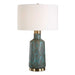 Dauphine One Light Table Lamp Antique Brass Plated-Lamps-Uttermost-Lighting Design Store