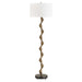 Remolino One Light Floor Lamp Warm Bronze-Lamps-Uttermost-Lighting Design Store