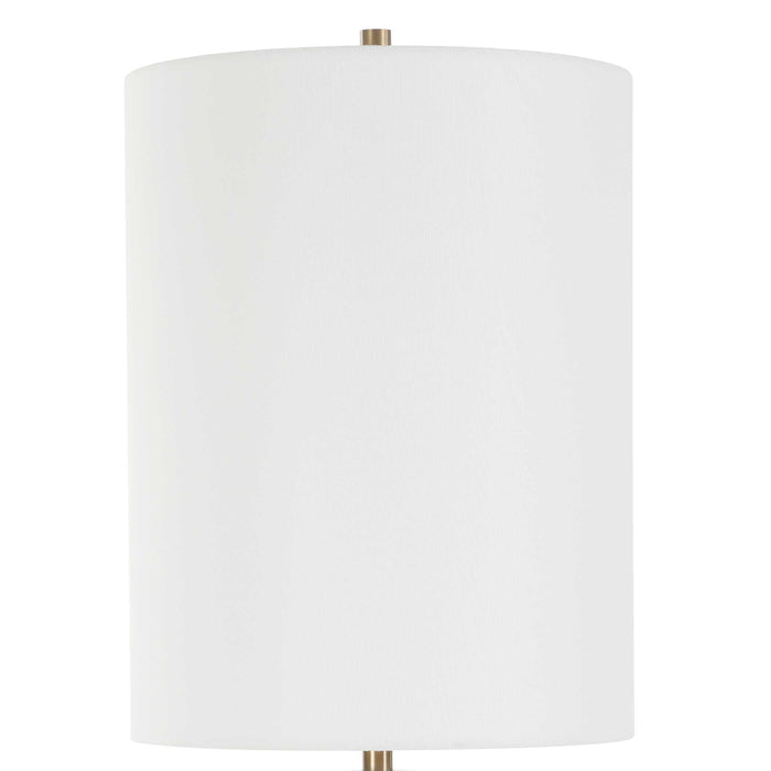 York One Light Buffet Lamp Antique Brass Plated-Lamps-Uttermost-Lighting Design Store