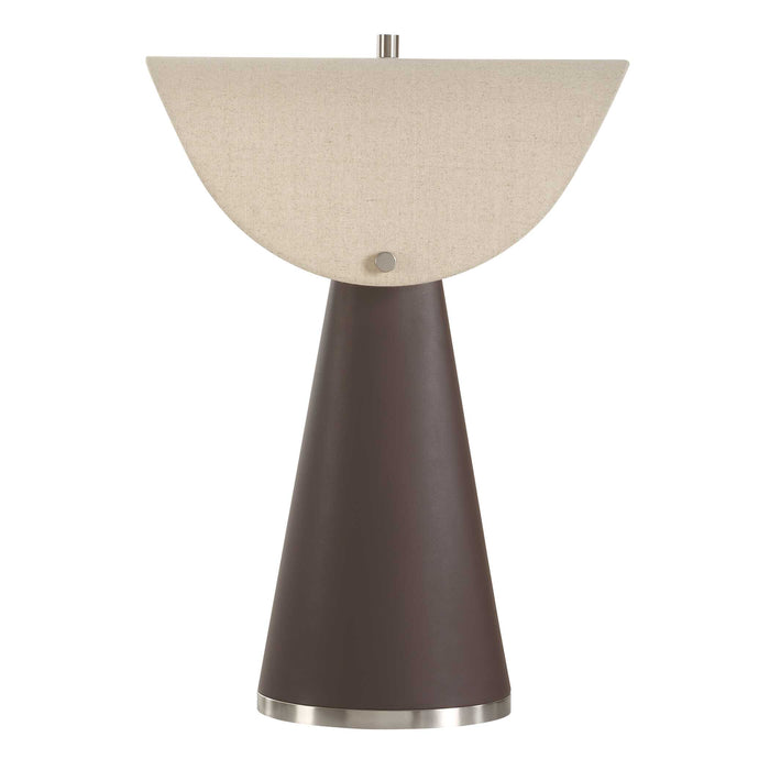 Conover Two Light Table Lamp Chocolate Brown-Lamps-Uttermost-Lighting Design Store