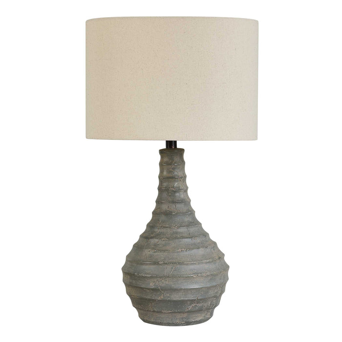 Stratum One Light Table Lamp Dark Bronze-Lamps-Uttermost-Lighting Design Store
