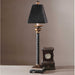 Bellcord One Light Buffet Lamp Matte Black, Antique Gray And Bronze-Lamps-Uttermost-Lighting Design Store