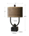 Stabina Two Light Table Lamp Rustic Bronze-Lamps-Uttermost-Lighting Design Store
