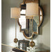 Laton One Light Buffet Lamp Brushed Brass-Lamps-Uttermost-Lighting Design Store