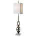 Copeland One Light Buffet Lamp Speckled Mercury Glass w/Coffee Bronze-Lamps-Uttermost-Lighting Design Store