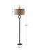 Ferro One Light Floor Lamp Aged Rust Bronze-Lamps-Uttermost-Lighting Design Store