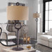 Ferro One Light Table Lamp Rust Bronze-Lamps-Uttermost-Lighting Design Store