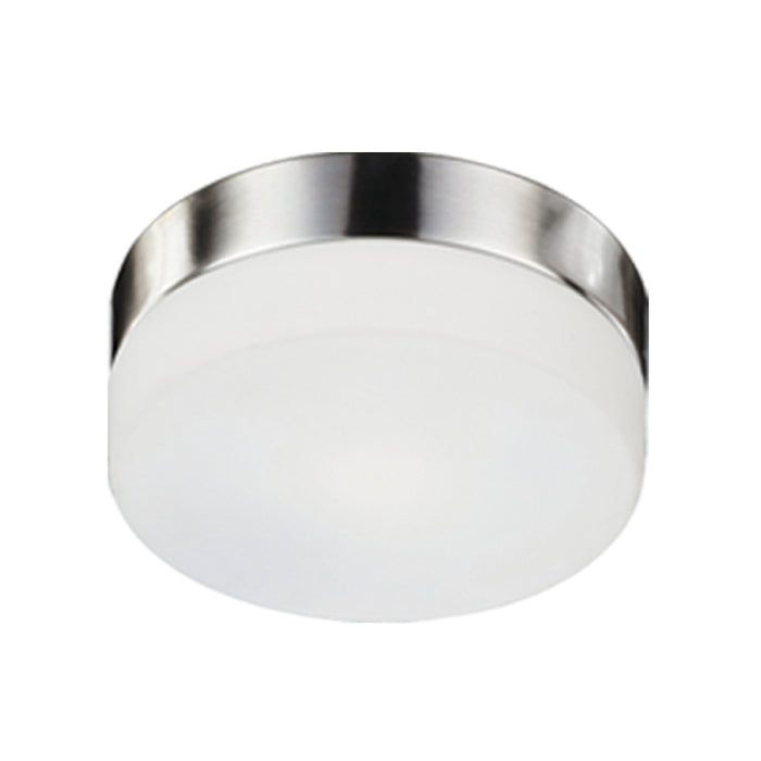 Lomita Two Light Flush Mount Brushed Nickel-Flush Mounts-Kuzco Lighting-Lighting Design Store