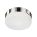 Lomita Two Light Flush Mount Brushed Nickel-Flush Mounts-Kuzco Lighting-Lighting Design Store