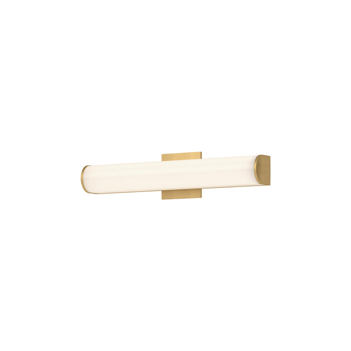 Longitude LED Vanity Brushed Gold-Bathroom Fixtures-Kuzco Lighting-Lighting Design Store