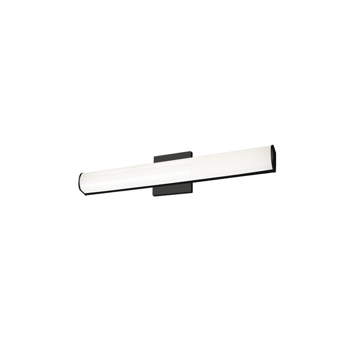 Longitude LED Bathroom Fixture Black-Bathroom Fixtures-Kuzco Lighting-Lighting Design Store