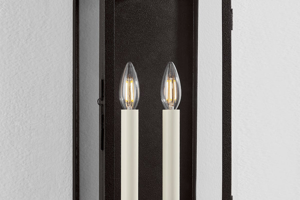 Louie Two Light Exterior Wall Sconce-Exterior-Troy Lighting-Lighting Design Store