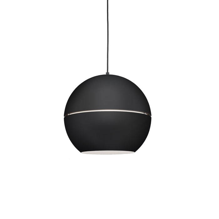 Lucas One Light Pendant Black-Pendants-Kuzco Lighting-Lighting Design Store