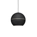 Lucas One Light Pendant Black-Pendants-Kuzco Lighting-Lighting Design Store