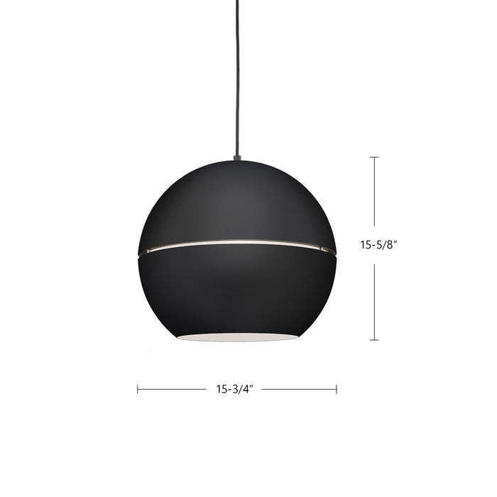 Lucas One Light Pendant White-Pendants-Kuzco Lighting-Lighting Design Store