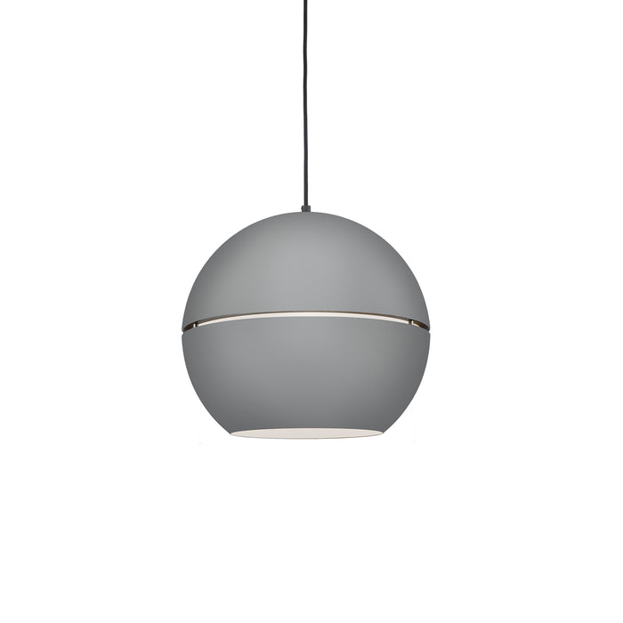 Lucas One Light Pendant Gray-Pendants-Kuzco Lighting-Lighting Design Store
