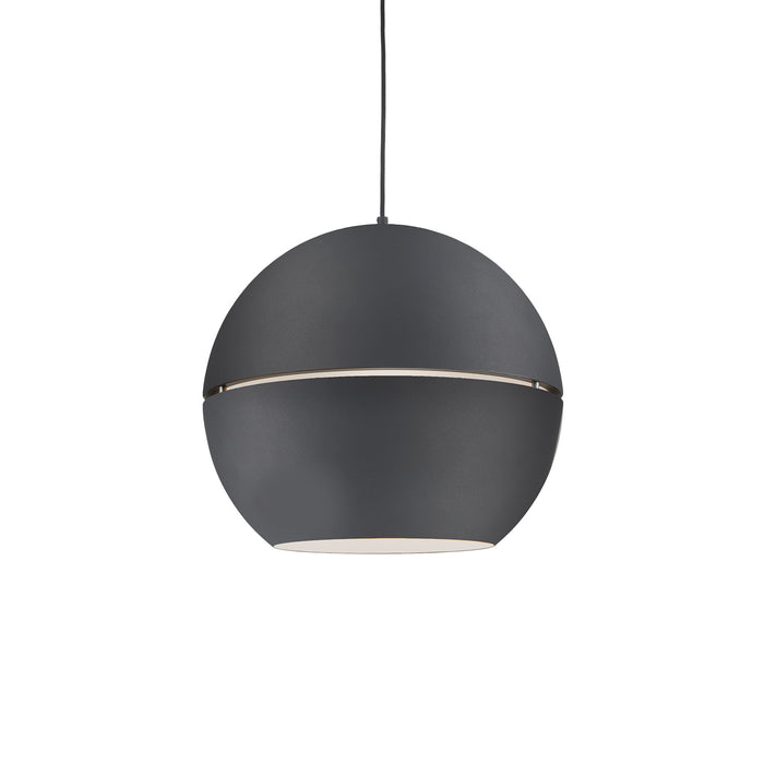 Lucas One Light Pendant Black-Pendants-Kuzco Lighting-Lighting Design Store