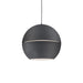 Lucas One Light Pendant Black-Pendants-Kuzco Lighting-Lighting Design Store