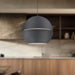 Lucas One Light Pendant Black-Pendants-Kuzco Lighting-Lighting Design Store