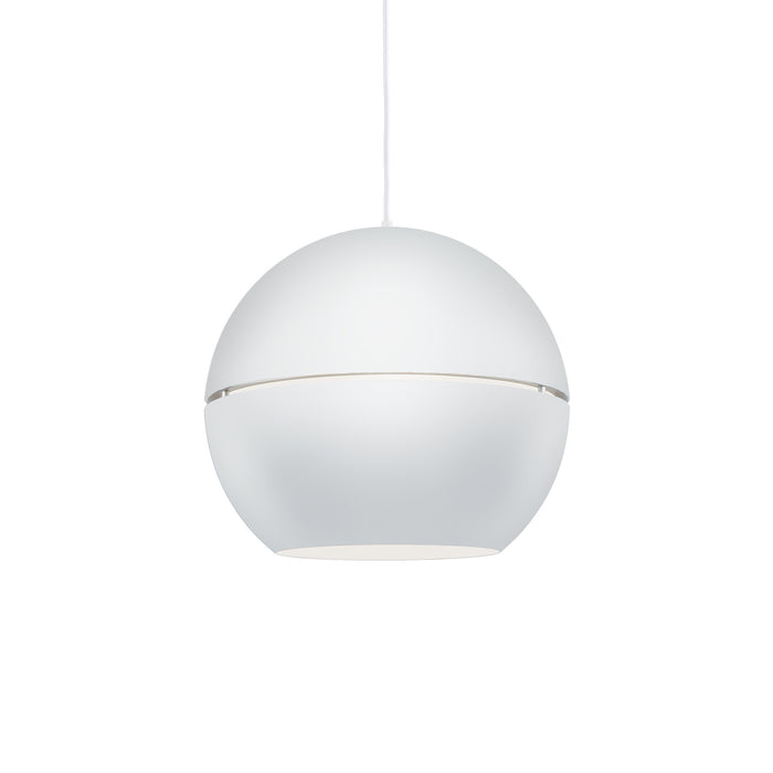 Lucas One Light Pendant White-Pendants-Kuzco Lighting-Lighting Design Store