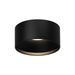 Lucci LED Flush Mount Black-Flush Mounts-Kuzco Lighting-Lighting Design Store