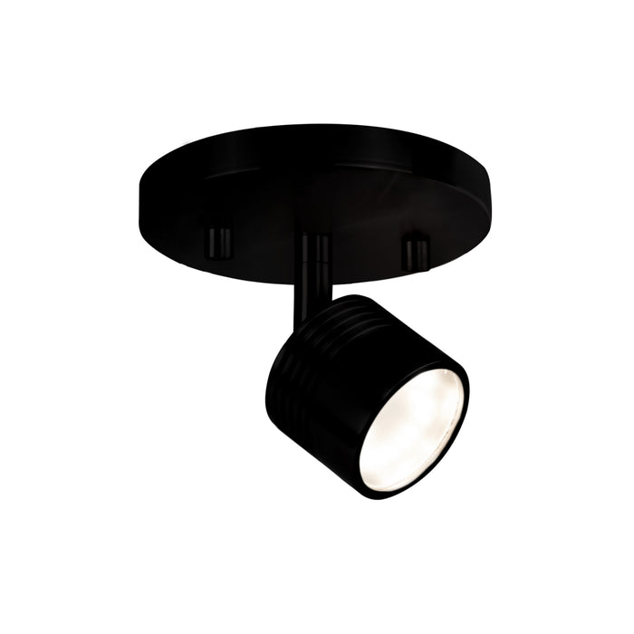 Lyra LED Track Lighting Black-Flush Mounts-Kuzco Lighting-Lighting Design Store