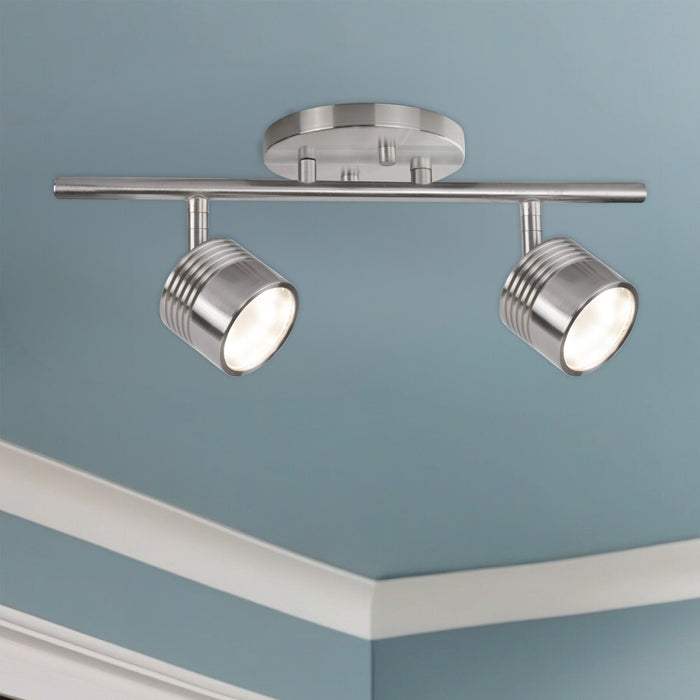 Lyra LED Track Lighting Brushed Nickel-Multi-Systems-Kuzco Lighting-Lighting Design Store