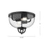 Lancaster Two Light Flush Mount Aged Gold-Flush Mounts-Alora-Lighting Design Store