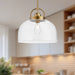 Lancaster One Light Pendant Aged Gold-Pendants-Alora-Lighting Design Store