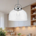 Lancaster One Light Pendant Chrome-Pendants-Alora-Lighting Design Store