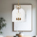 Lancaster Four Light Pendant Aged Gold-Pendants-Alora-Lighting Design Store