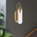 Lancaster One Light Wall Sconce Aged Gold-Sconces-Alora-Lighting Design Store