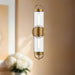 Lancaster Two Light Wall Sconce Aged Gold-Sconces-Alora-Lighting Design Store