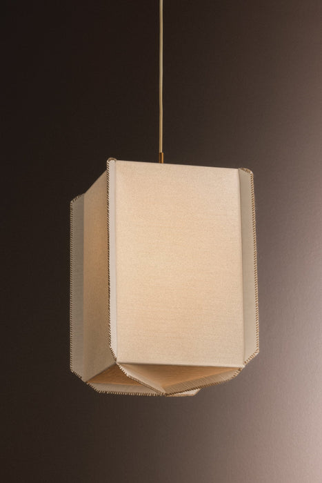Louise One Light Pendant Patina Gold Leaf-Pendants-Hudson Valley-Lighting Design Store