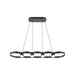 Maestro LED Linear Pendant Black-Linear/Island-Kuzco Lighting-Lighting Design Store