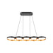 Maestro LED Linear Pendant Black/Gold-Linear/Island-Kuzco Lighting-Lighting Design Store