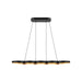 Maestro LED Linear Pendant Black/Gold-Linear/Island-Kuzco Lighting-Lighting Design Store