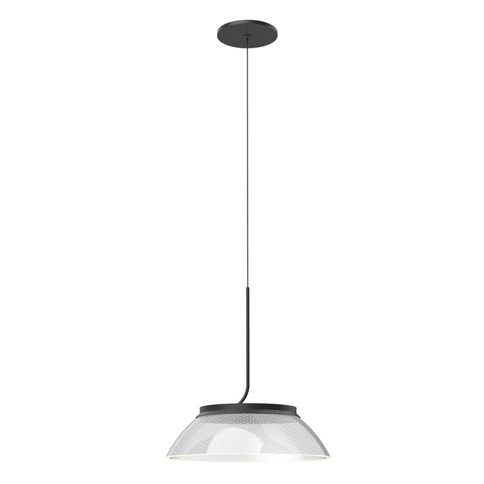 Magellan LED Pendant Black/Clear Acrylic Light Guide-Pendants-Kuzco Lighting-Lighting Design Store