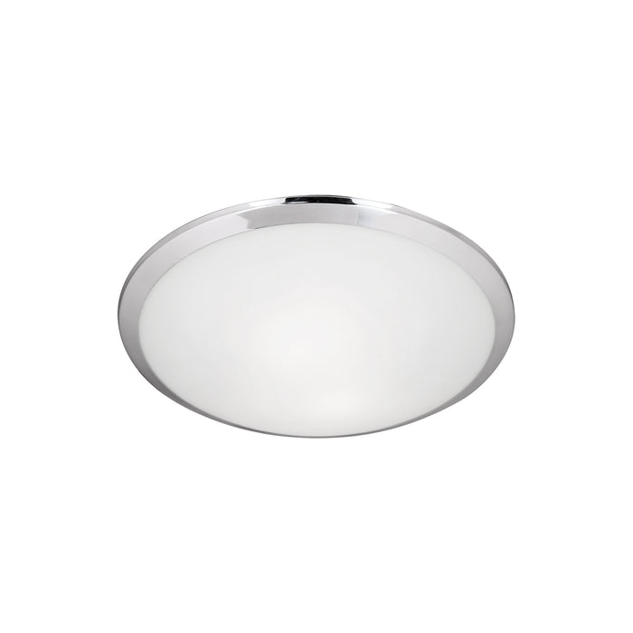 Malta One Light Flush Mount Chrome-Flush Mounts-Kuzco Lighting-Lighting Design Store