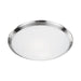 Malta Two Light Flush Mount Brushed Nickel-Flush Mounts-Kuzco Lighting-Lighting Design Store