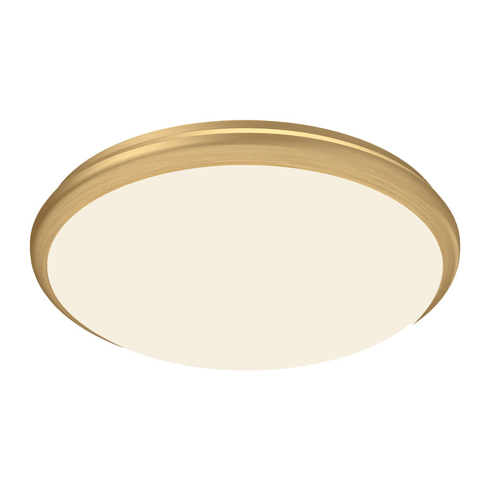 Malta LED Flush Mount Brushed Gold-Flush Mounts-Kuzco Lighting-Lighting Design Store